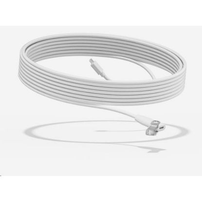 Obrázek Logitech kabel pro Stolní mikrofony Rally, Prodlužovací kabel, 10m, bílá