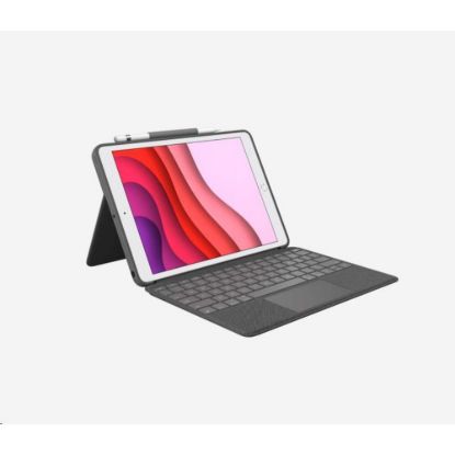 Obrázek Logitech Pouzdro s klávesnicí Combo Touch for iPad (7th generation), UK, Graphite