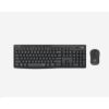 Obrázek Logitech Silent Wireless Combo MK295, bezdrátová klávesnice + myš, US, Graphite