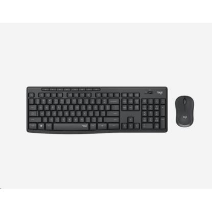 Obrázek Logitech Silent Wireless Combo MK295, bezdrátová klávesnice + myš, US, Graphite