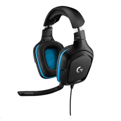 Obrázek Logitech herní sluchátka G432 7.1 Wired