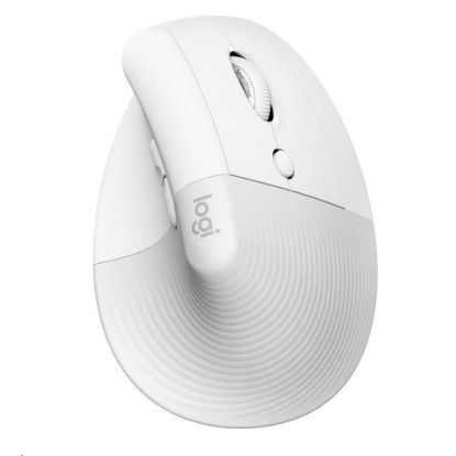 Obrázek Logitech Lift Vertical Ergonomic Mouse for Business, Mac, off- white/ pale grey