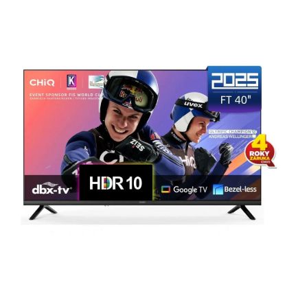 Obrázek CHiQ L40FT TV 40", FHD, smart, Google TV, dbx- tv, Dolby Audio, Frameless