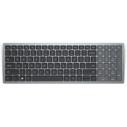 Obrázek DELL Compact Multi- Device Wireless Keyboard - KB740 - US International (QWERTY)