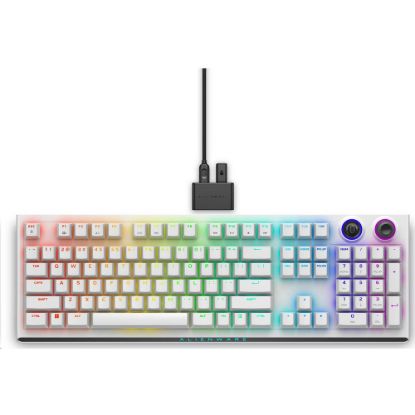 Obrázek DELL KLÁVESNICA Alienware Tri- Mode Wireless Gaming Keyboard - AW920K (Lunar Light)