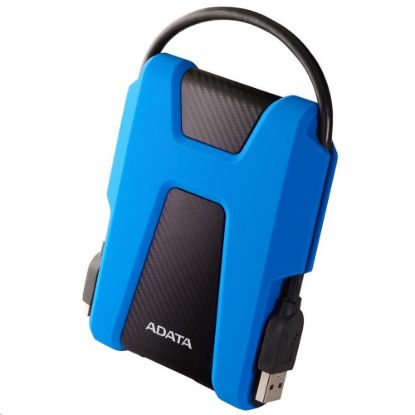 Obrázek ADATA Externí HDD 1 TB 2, 5" USB 3.1 AHD680, modrý (gumový, nárazu odolný)