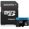 Obrázek ADATA MicroSDHC karta 32 GB UHS- I Class 10, A1 + SD adaptér, Premier