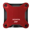 Obrázek ADATA Externí SSD 2 TB SD620, USB Micro- B, USB 3.2 Gen 2, R: 520/ W: 460MB/ s, červená