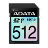 Obrázek ADATA SDXC karta 512 GB Extreme, PCIe Gen3, UHS- I, C10, V30, (R: 800/ W: 700 MB/ s)