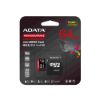 Obrázek ADATA MicroSDXC karta 64 GB High Endurance UHS- I C10 V30 A2 (R: 100/ W: 80 MB/ s) + SD adaptér
