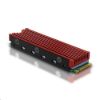 Obrázek AXAGON CLR- M2, hliníkový pasivní chladič pro jedno i oboustranný M.2 SSD disk, výška 12 mm