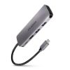 Obrázek AXAGON HMC- 5, USB 3.2 Gen 1 hub, porty 2x USB- A, HDMI, SD/ microSD slot, PD 100 W, kabel USB- C 20cm