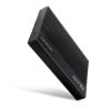 Obrázek AXAGON EE25- GTR, USB- C 10Gbps - SATA 6G 2.5" RIBBED box, černý