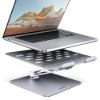 Obrázek AXAGON STND- LQ hliníkový HQ stojan na notebook 10"- 17.3" nastavitelná výška a úhel, šedý