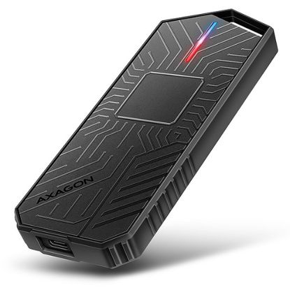 Obrázek AXAGON EEM2- GAM, USB- C 10Gbps - NVMe & SATA SSD GAME M.2 box, bezšroubkový