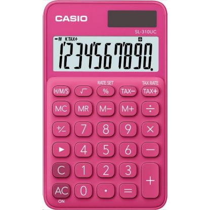 Obrázek CASIO kalkulačka SL 310UC RD, Kapesní kalkulátor