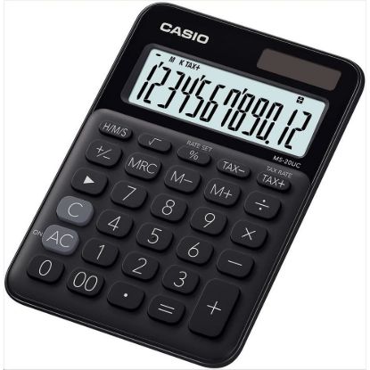 Obrázek CASIO kalkulačka MS 20UC BK, Stolní kalkulátor