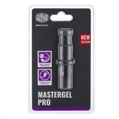 Obrázek Cooler Master termální pasta na CPU Master Gel Pro V2, tep. vodivost 8 W.m, 1.5ml, 4g, šedá