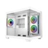 Obrázek Cooler Master case Elite 481 Wood, ATX, Průhledná bočnice, 3x 120mm ARGB Fan, Bílá