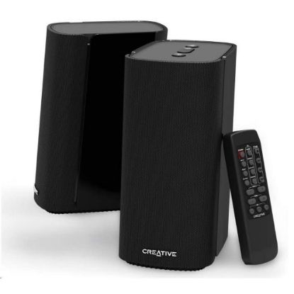 Obrázek Creative T100 Bluetooth aktivní 2.0 reproduktory s optickým vstupem, Hi- Fi , DO, kompaktní, černé