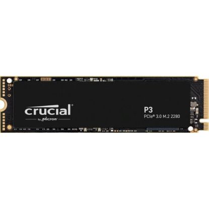 Obrázek CRUCIAL SSD 2 TB P3, M.2 2280, PCIe Gen3 x 4, R: 3500/ W: 3000MB/ s