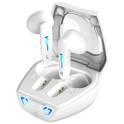 Obrázek GENIUS bezdrátový headset TWS HS- M920BT/ bílý/ LED/ Bluetooth 5.0/ USB- C nabíjení