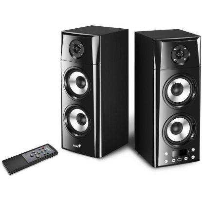 Obrázek GENIUS reproduktory SP- HF2800 BT/ 2.0/ 60 W/ Dřevěné/ Bluetooth/ USB/ dálkové ovládání
