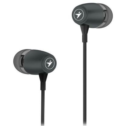 Obrázek GENIUS sluchátka HS- M318 METALLIC IRON GREY, 4pin 3, 5 mm jack, kovově šedá