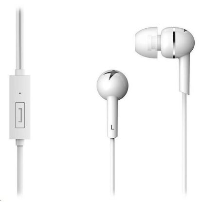 Obrázek GENIUS sluchátka HS- M300 headset, bílá