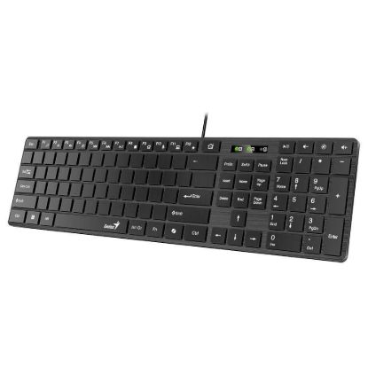 Obrázek GENIUS Klávesnice Slimstar K500 Education, Bez písmen, Drátová USB, černá