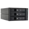Obrázek CHIEFTEC SATA/ SAS Backplane CBP- 2131SAS, 2 x 5.25" bays for 3 SAS/ S- ATA HDDs, Hot- Swap, full aluminium