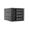 Obrázek CHIEFTEC SATA/ SAS Backplane CBP- 3141SAS, 3 x 5.25" bays for 4 SAS/ S- ATA HDDs, Hot- Swap, full aluminium
