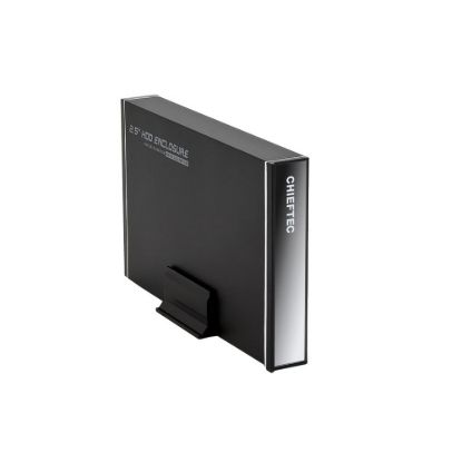 Obrázek CHIEFTEC externí rámeček na SATA HDD 2, 5" (max. 14.5mm), USB3.0, aluminium