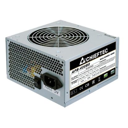Obrázek CHIEFTEC zdroj Value, APB- 400B8, 400 W, ATX- 12V V.2.3 , PS- 2 type with 12cm Fan, Active PFC, 230V