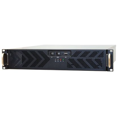 Obrázek CHIEFTEC skříň Rackmount 2U ATX, UNC- 210T- B- U3, 400 W, Black, USB 3.0