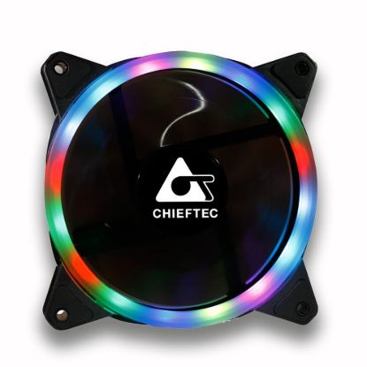 Obrázek CHIEFTEC oboustranný prstencový větrák AF- 12RGB s 6 pinovým konektor pro modely GL/ GP