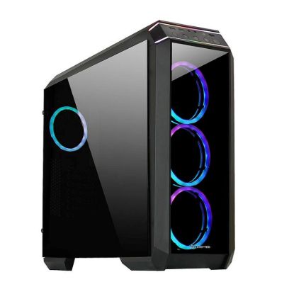 Obrázek CHIEFTEC skříň STALLION II, ATX, 1x USB- C 3.2, 2x USB 3.1, 1x USB 2.0, 4x 120mm RGB Fan, černá