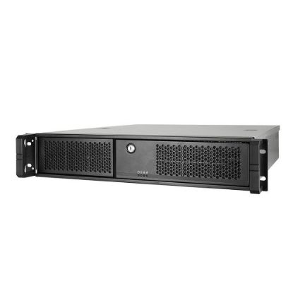 Obrázek CHIEFTEC skříň Rackmount 2U mATX/ ATX, UNC- 209S- B, 400 W PSU, Black