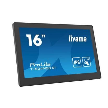 Obrázek iiyama ProLite T1624 MSC- B1, 39.6 cm (15, 6''), Projected Capacitive, 10 TP, Full HD, black