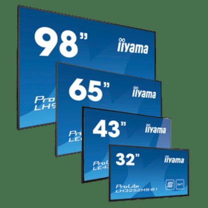 Obrázek iiyama ProLite LFDs, 247.7 cm (98''), 4K, USB, RS232, Ethernet, kit (RS232), black