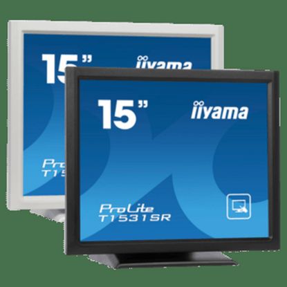 Obrázek iiyama ProLite T1521 MSC- B2, 38.1 cm (15''), Projected Capacitive, 10 TP, kit (USB), black