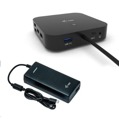 Obrázek i- tec USB- C Dual Display Docking Station, Power Delivery 100 W + Universal Charger 112 W