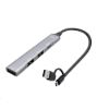 Obrázek i- tec USB- A/ USB- C Metal HUB 1x USB- C 3.1 + 3x USB 2.0