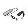 Obrázek i- tec USB- C Metal Nano 2x HDMI Docking Station, PD 100 W + Charger 100 W (bundle)