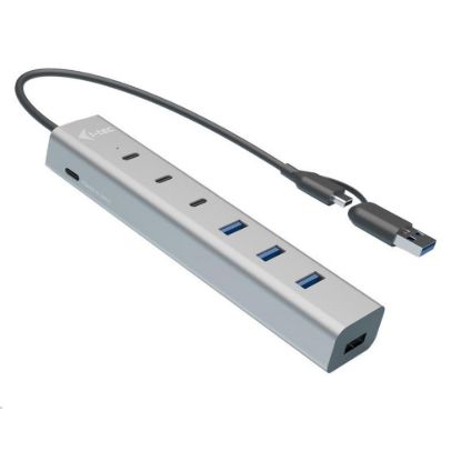 Obrázek i- tec USB- C/ USB- A Charging Metal HUB 7 Port (3x USB- C, 4x USB- A)