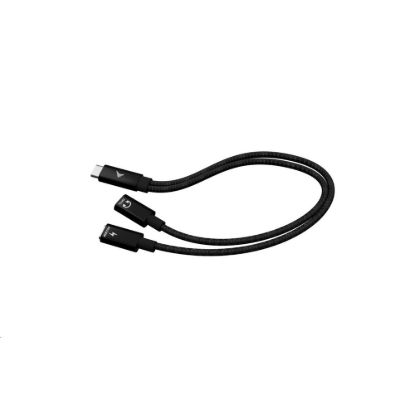 Obrázek i- tec USB- C Cable Splitter Audio/ Data, Power Delivery 100 W