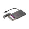 Obrázek i- tec USB 3.0 MySafe Easy, rámeček na externí pevný disk 6.4 cm / 2.5" pro SATA I/ II/ III HDD SSD, černý