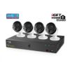 Obrázek iGET HOMEGUARD HGNVK85304 Kamerový PoE systém se SMART detekcí pohybu, 8- kanálový FullHD NVR + 4x FullHD venkovní…