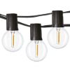 Obrázek Solight LED venkovní řetěz s žárovkami, 25 žárovek, 15m+5m, 20 W, teplá bílá