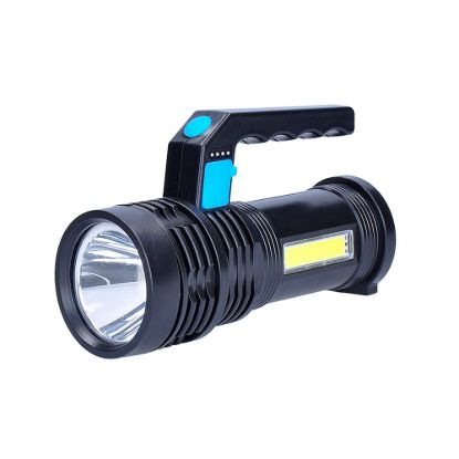 Obrázek Solight LED nabíjecí svítilna s rukojetí a bočním světlem, 150+100lm, Li- Ion